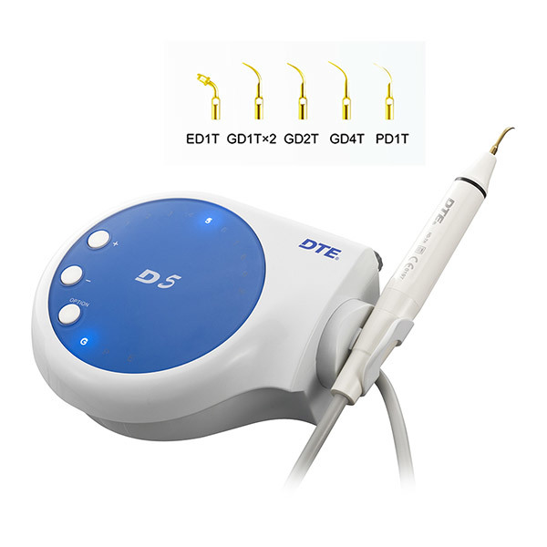 DTE-D5 - портативный ультразвуковой скалер, 6 насадок в комплекте | Woodpecker (Китай)