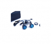 iZoom - стоматологические бинокулярные лупы системы Flip-up, с мультизумом 2.5-3.0x, на титановой оправе | DentLight (США)