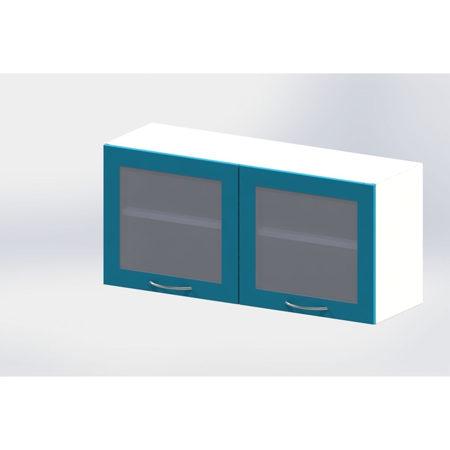 Н5Б - тумба навесная, дверца стекло в металлической рамке, с бактерицидной лампой | Виталия (Россия)