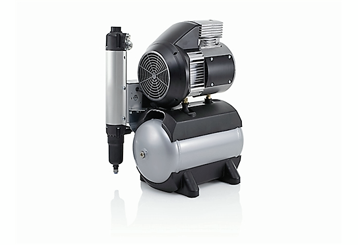 Tornado 1 Безмасляный компрессор одноцилиндровый с мембранным осушителем, без кожуха, 70 л/мин., Durr Dental (Германия)