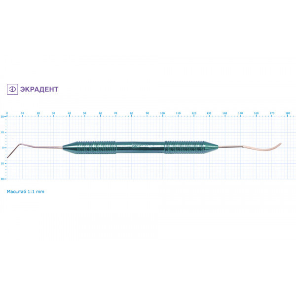 03-12 - гладилка медиально-серповидная малая 1,0/1,5, Экрадент (Россия)
