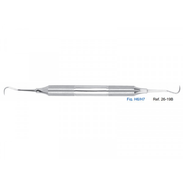 Скейлер парадонтологический, форма H6/H7, ручка DELUXE, диаметр 10 мм