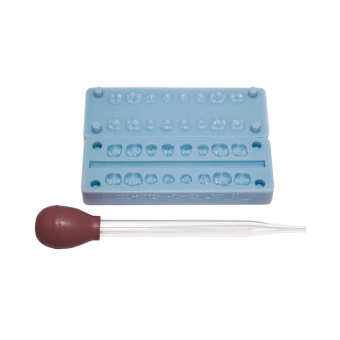 Матрица силиконовая для изготовления восковых заготовок, №3-внешняя поверхность фронтальных зубов | Song Young (Тайвань)