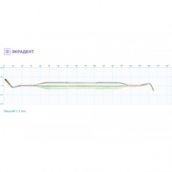 04-03 - штопфер обратноконусный - гладилка большая 1,8/2,0., Экрадент (Россия)