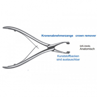Щипцы для удаления коронок, HLW Dental Instruments (Германия)